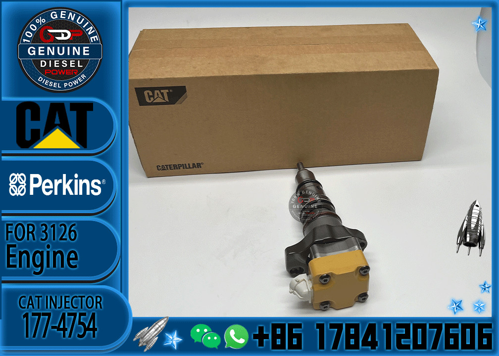 Excavator Parts CAT E 322C 325C 3126B Engine Diesel Fuel Injector 177-4754 1774754