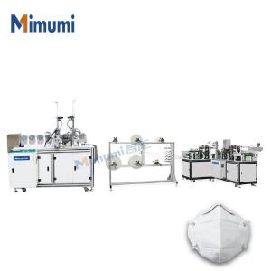 Quality 11kw Mask Making Equipment 40-55 Pcs / Min 6000(L)*880(W)*1400(H)Mm wholesale