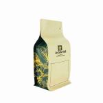 Food Coffee Packaging Greaseproof Takeaway Paper Bags With Handle OEM
