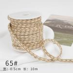 Christmas Brown Burlap Ribbon 5mm-45mm Wired Burlap Ribbon