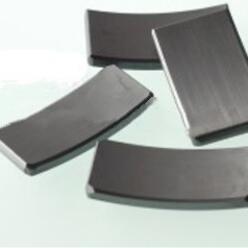 Quality Customized Permanent DC Motor Magnet Sheet Segment Black wholesale