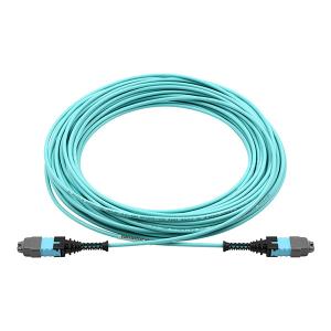 Quality Aqua Jacket MPO Solutions MPO Pro Male To MPO Pro Male Trunk Cable Assembly wholesale