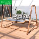 Outdoor Patio Swing Chair Leisure Hotel Double Patented Garden Waterproof Rattan