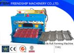 0.3mm - 0.8mm Roof Panel Glazed Tile Roll Forming Enquipment 18 Forming Stations