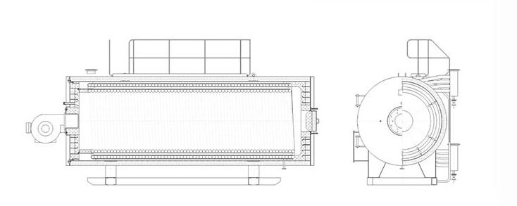 Propane Oil Furnace Hot Water Heater 1400kw Powerful Stable Output Easy Install