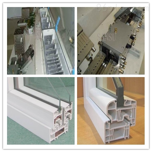 Motor Gearbox PLC Components PVC Window Profile Extrusion Line for Manufacturing Plants