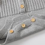 Baby Boys And Girls Knitted Romper Babies Sweater Jumpsuit Unisex Solid Kids