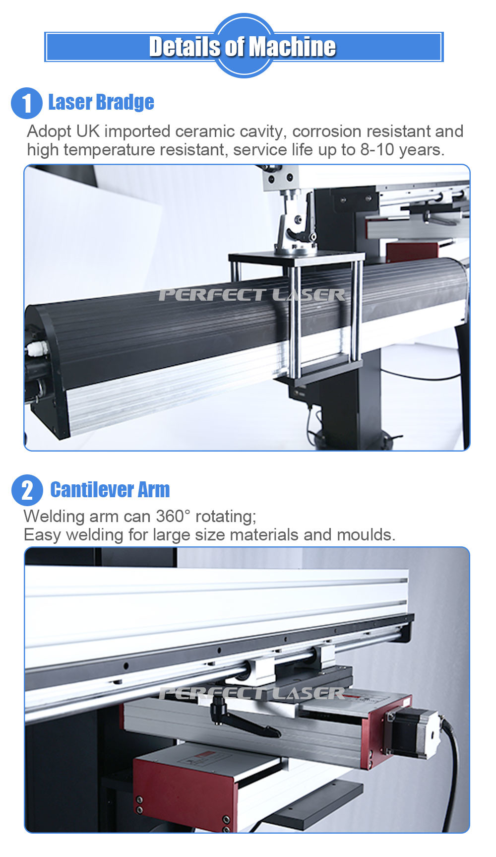 500w desktop metal stainless steel aluminium laser welding machine for mould repair