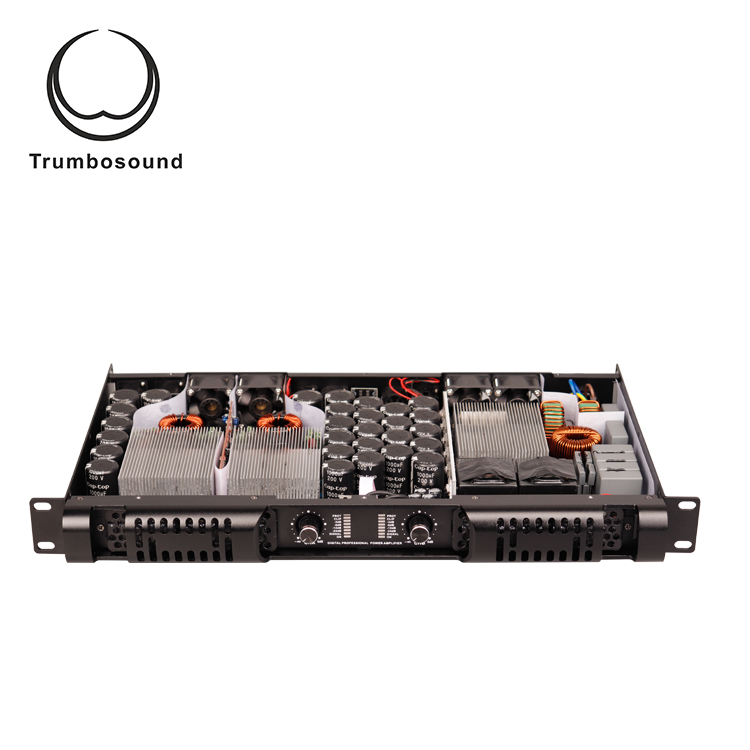 Light Class D amplifier professional digital power amplifier DJ equipment 2x1850W, HD1850