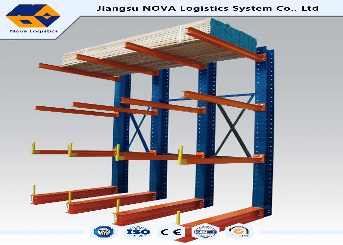 Blue Orange double sided cantilever rack High Customized Supply Chain 800 mm Length