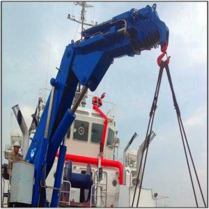 Quality Hydraulic Knuckle Boom Crane Installation Manufacturer Marine Ship Deck Crane wholesale