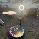 Thick Metal Automatic 360 Degree Slow Motion Photo Booth Round Shape
