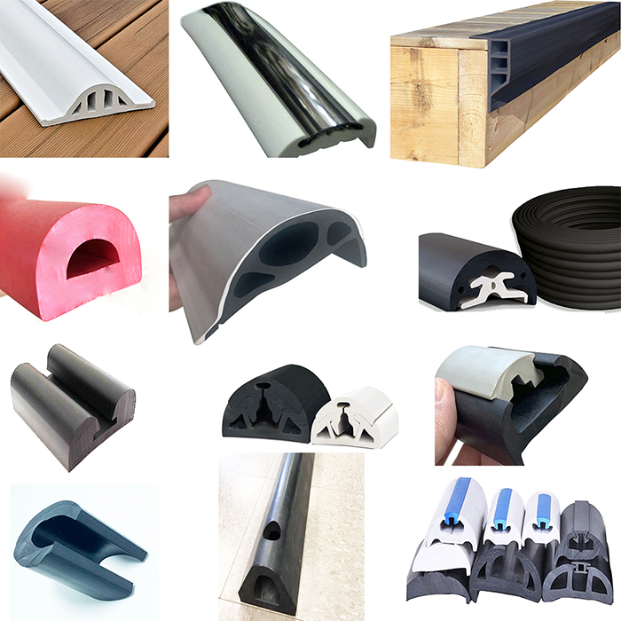 P Type Dock Edging Fender for Boat Rub Rail Bumper Fender As Customers' Requirements