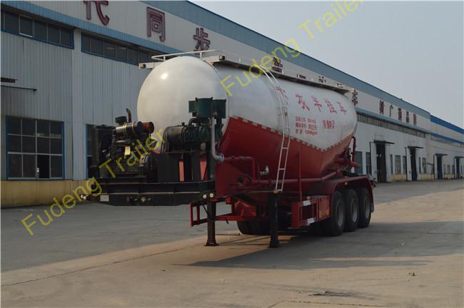50 cbm Cement Tanker Semi Trailer truck tank trailer dry powder transport