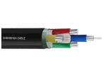 0.6/1kV Aluminum Conductor Four Core PVC Insulated & Sheathed Power Cable
