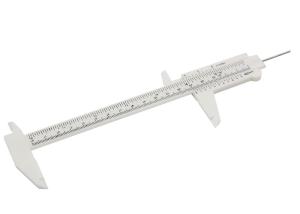 Quality CE Microblading Plastic Vernier Calipers Eyebrow Tattoo Measuring Calipers wholesale