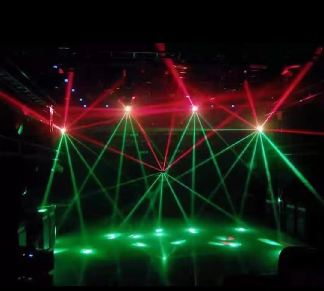 Dynamic 6x60W LED Stage Lights The Perfect Addition to Your Halloween and Event Decor