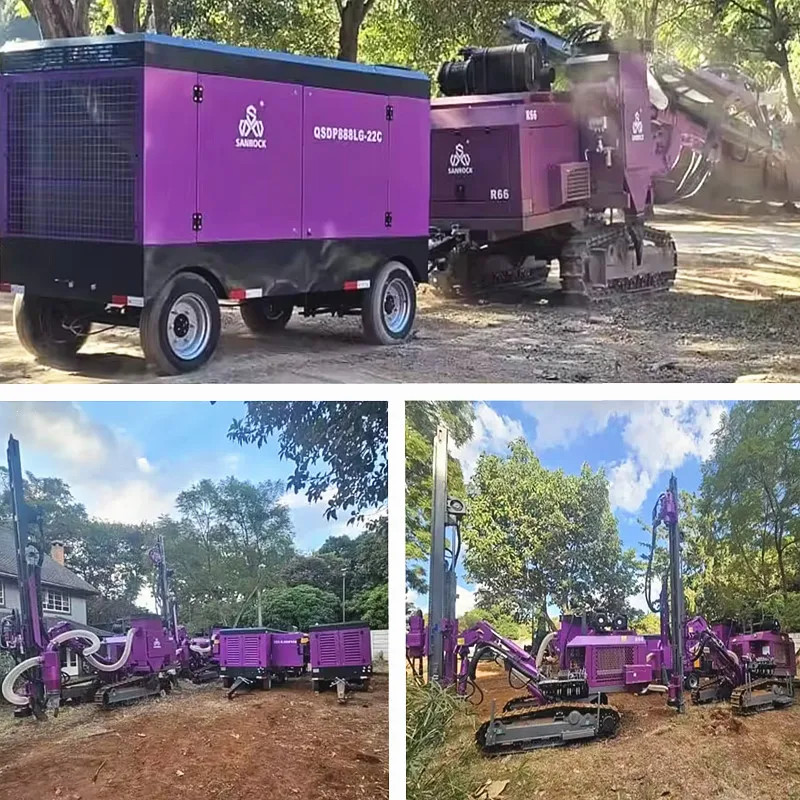 180° Rotary Borehole DTH Drilling Machine Mining Hydraulic Drilling Rig Integrated Drilling Equipment