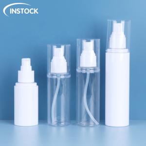 Quality 80ml 100ml 120ml 150ml PET Bottles Cosmetic Packaging With Spray Lotion Pump wholesale