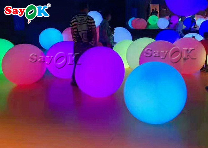 1.5m Inflatable Led Balloons For Party Event Advertisement