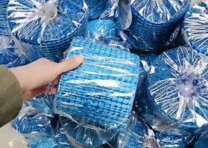 Quality Blue 10cm Width 120 Gram construction Fiberglass Mesh alkali free wholesale