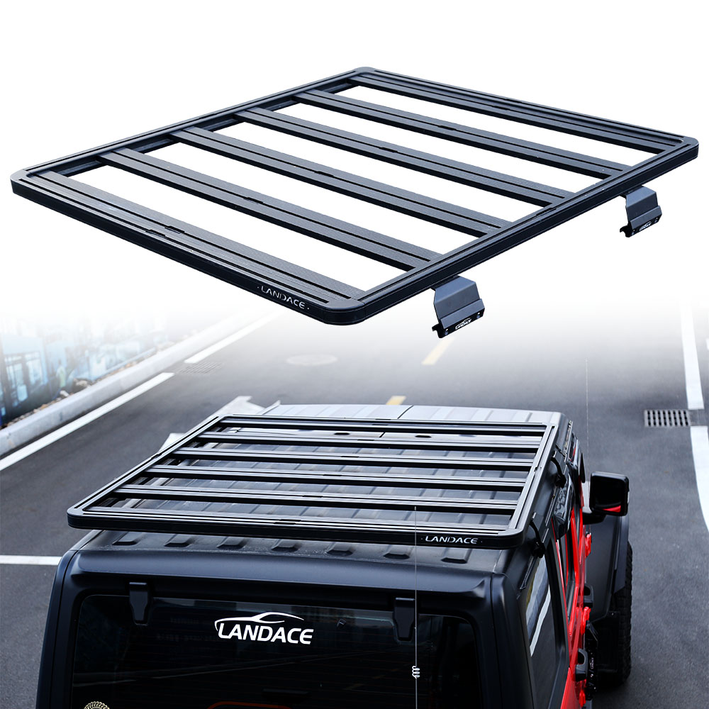Alloy Car Roof Racks for Jeep E-coat Powder Coat Finish Laser Cutting Process