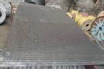 Dewatering Flat Wedge Wire Screen Panel 3 - 12mm Thickness For Industry