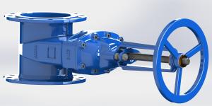 Quality Handwheel Operated Water Gate Valve Epoxy Coated / Non Rising Stem Available wholesale