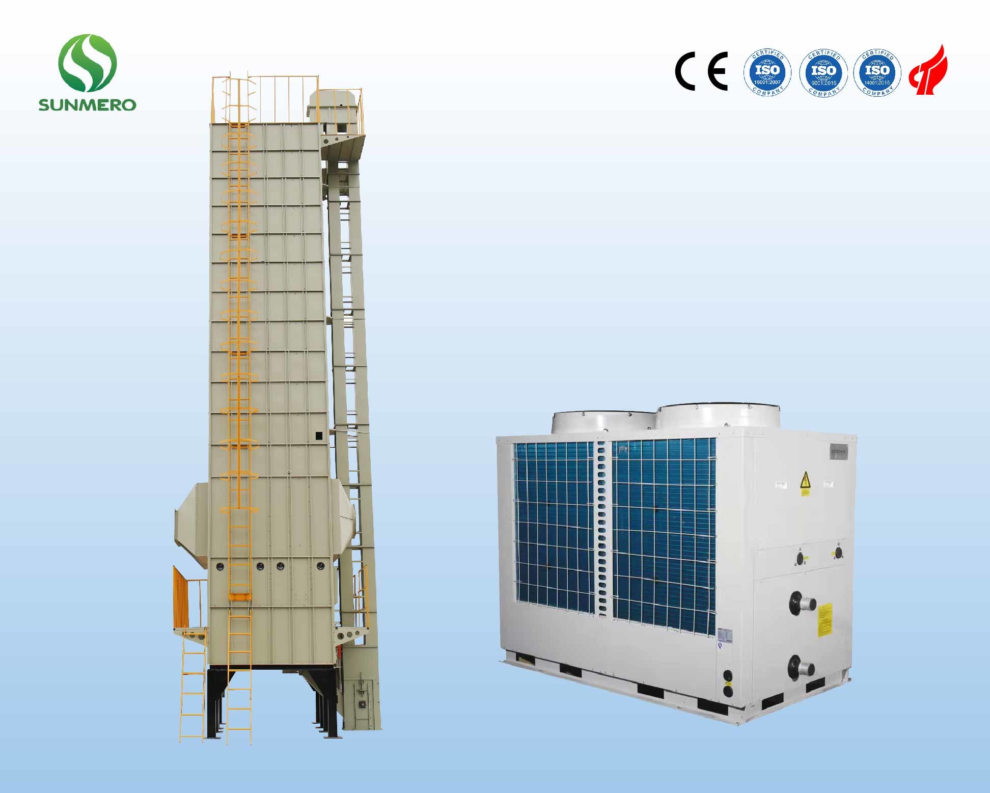 Sunmero Multifarious Fuel Circulating Grain Dryer For Corn Wheat Soybean