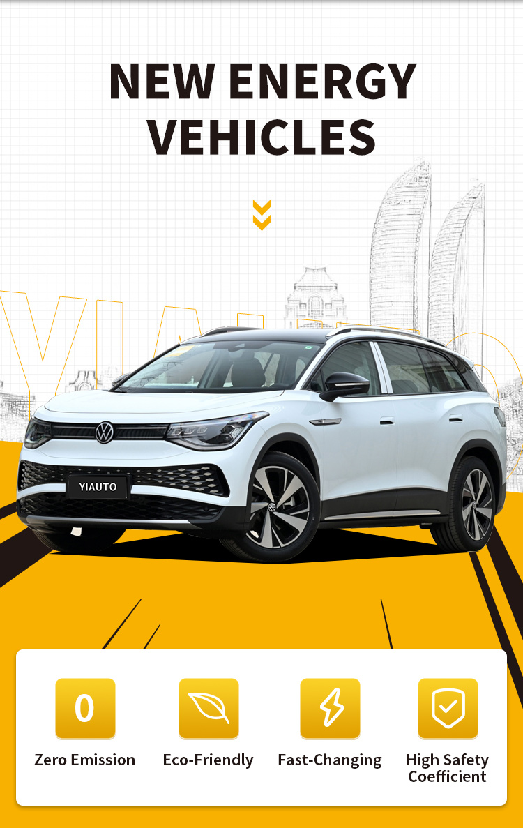 2024 EV Energy VW ID6 Car ID6 CROZZ PURE Electric Sports Vehicle Suv Electromobile 0km Range Performance and Efficiency