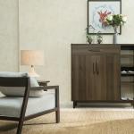 Wooden MDF Family Room Storage Cabinets Popular Living Room Cabinet Set