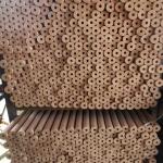 Dia30 - 160mm Agglomerated Hollow Cork Rods Sticks Flexible Durable