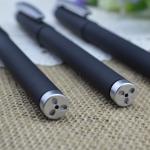 Gel pen,Promotional gel-ink pen with cap,black rubber gel-ink pen