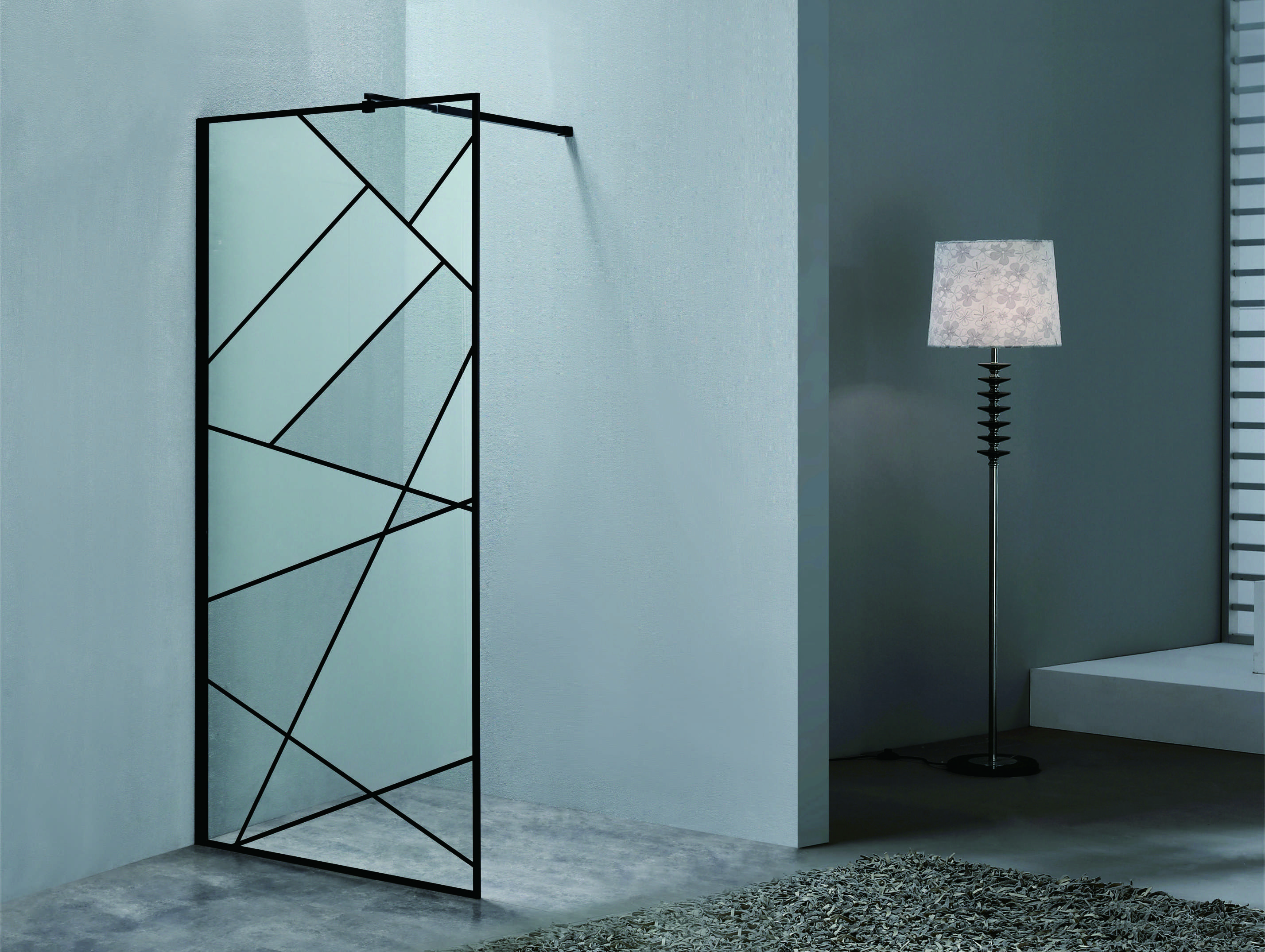 6mm 8mm Tempered Glass Shower Enclosure 3D Design