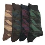 Pattern ribbed socks