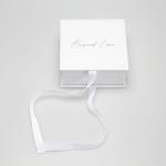 ISO Bundle Weave Hair Extension Packaging Boxes With Ribbon Closure