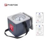 PHEFON Compact Vaccine Cooler Box Grey Vaccine Carrier Box