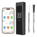 Dual Probe Wireless BBQ Thermometer with Ultra-long Distance Digital Cooking