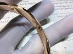Love Bangle in 18K gold with diamonds from china jewelry factory