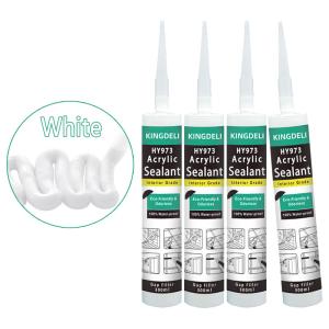 Quality Transparent GP Acrylic Silicone Sealant , Moisture Resistant Antifungal Bathroom Sealant wholesale