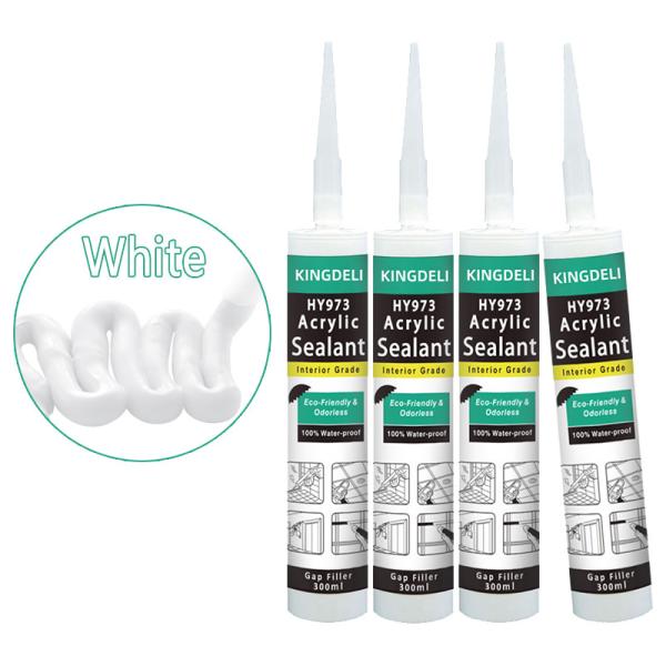 Transparent GP Acrylic Silicone Sealant , Moisture Resistant Antifungal Bathroom