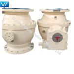 150LB CF8M Ball Valve Stainless Steel Flanged Ball Valve 16" Trunnion Mounted