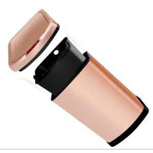 Quality Fingerprint Proof 7L Automatic Stainless Steel Trash Can wholesale