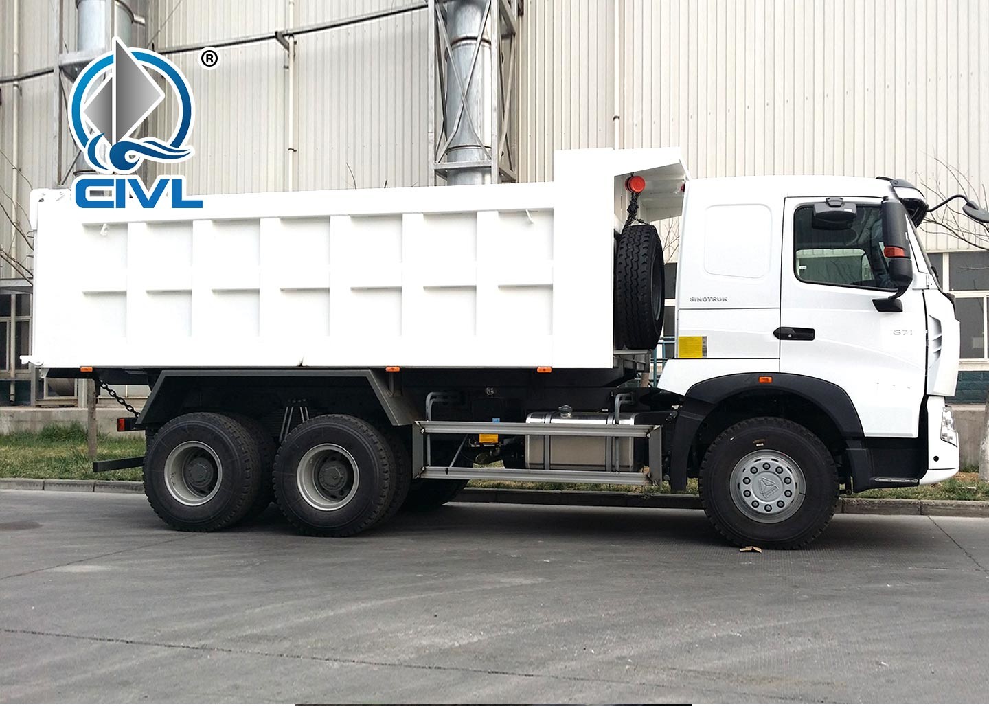 16-20 Cubic Meters Sinotruk HOWO A7 Truck , 6x4 10 Wheels 336HP 371HP End Dump Truck