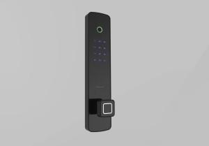 Quality 304 Stainless Steel Fingerprint Smart Door Lock Semiconductor Sensor RFID Key Card wholesale