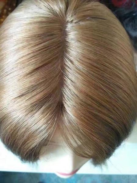 14 Inches Unprocessed Virgin European Human Hair Jewish Wigs Straight Small