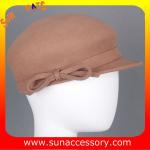 9140784 Sun Accessory customized winner fashion 100% wool felt Ivy hats, women