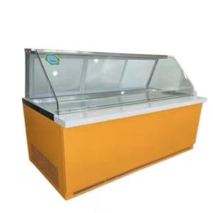 Quality Seafood Marinated Meat Vegetables Cold Dish Cabinet Commercial Horizontal wholesale