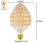 OEM Decorative Filament Bulbs Light 160Lm 4W Strawberry