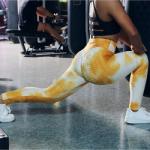 Butt Lift Womens Patterned Leggings Tie Dye Quick Dry Tummy Control